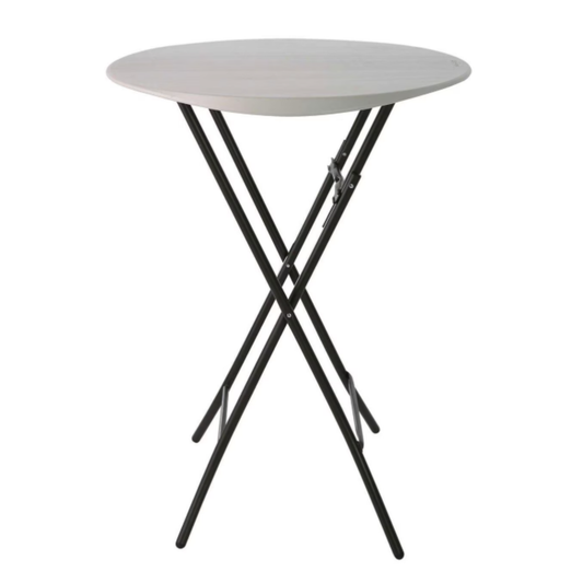 Classic Folding Cocktail Table – 33" Round