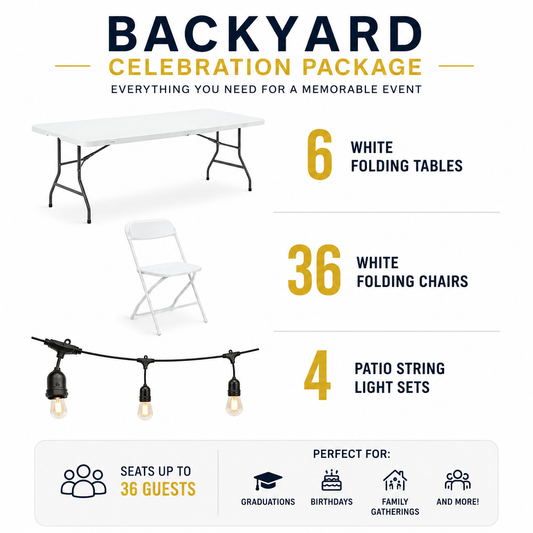 Backyard Celebration Package (36 +/- Guests)