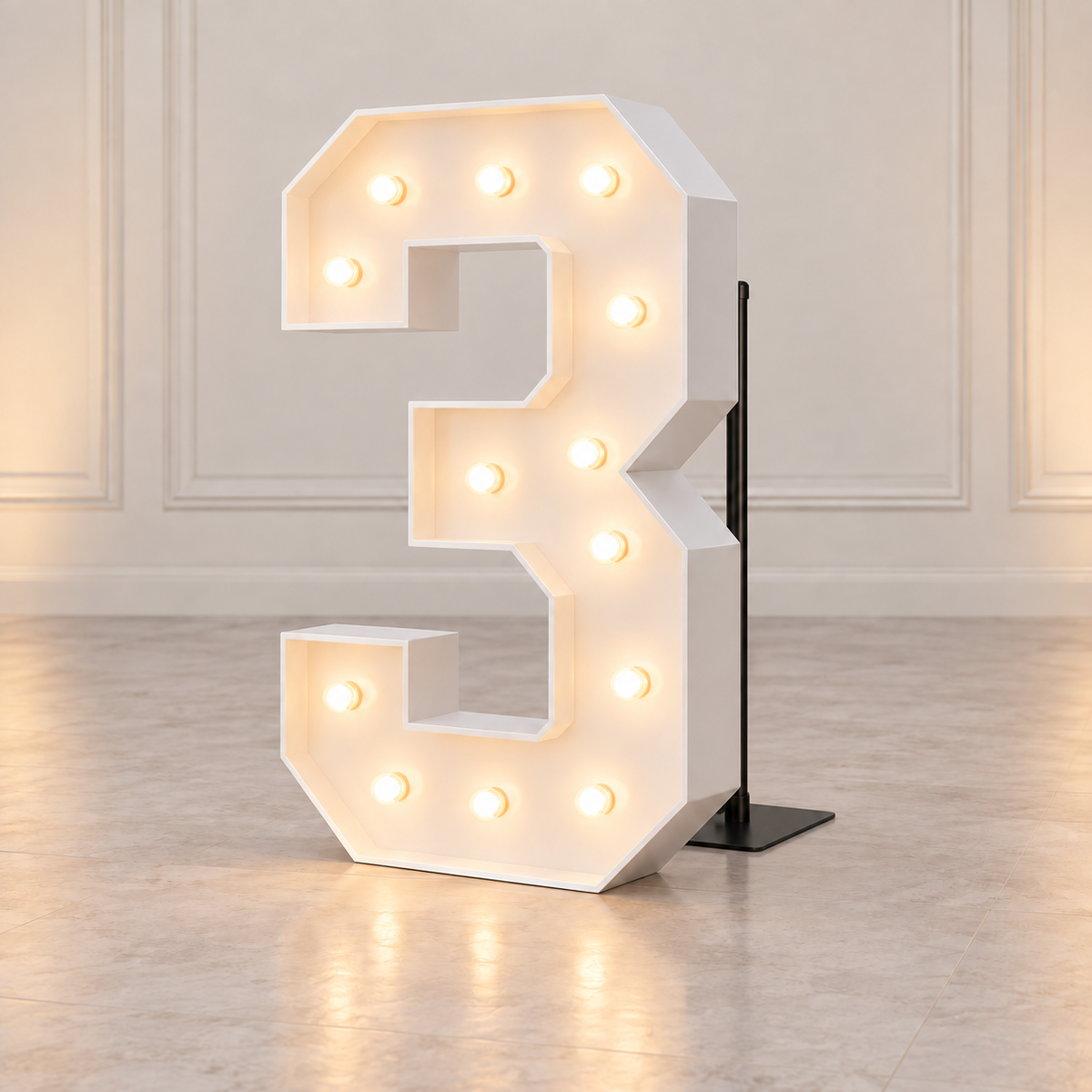 Marquee Number Support Stands – Set of 2