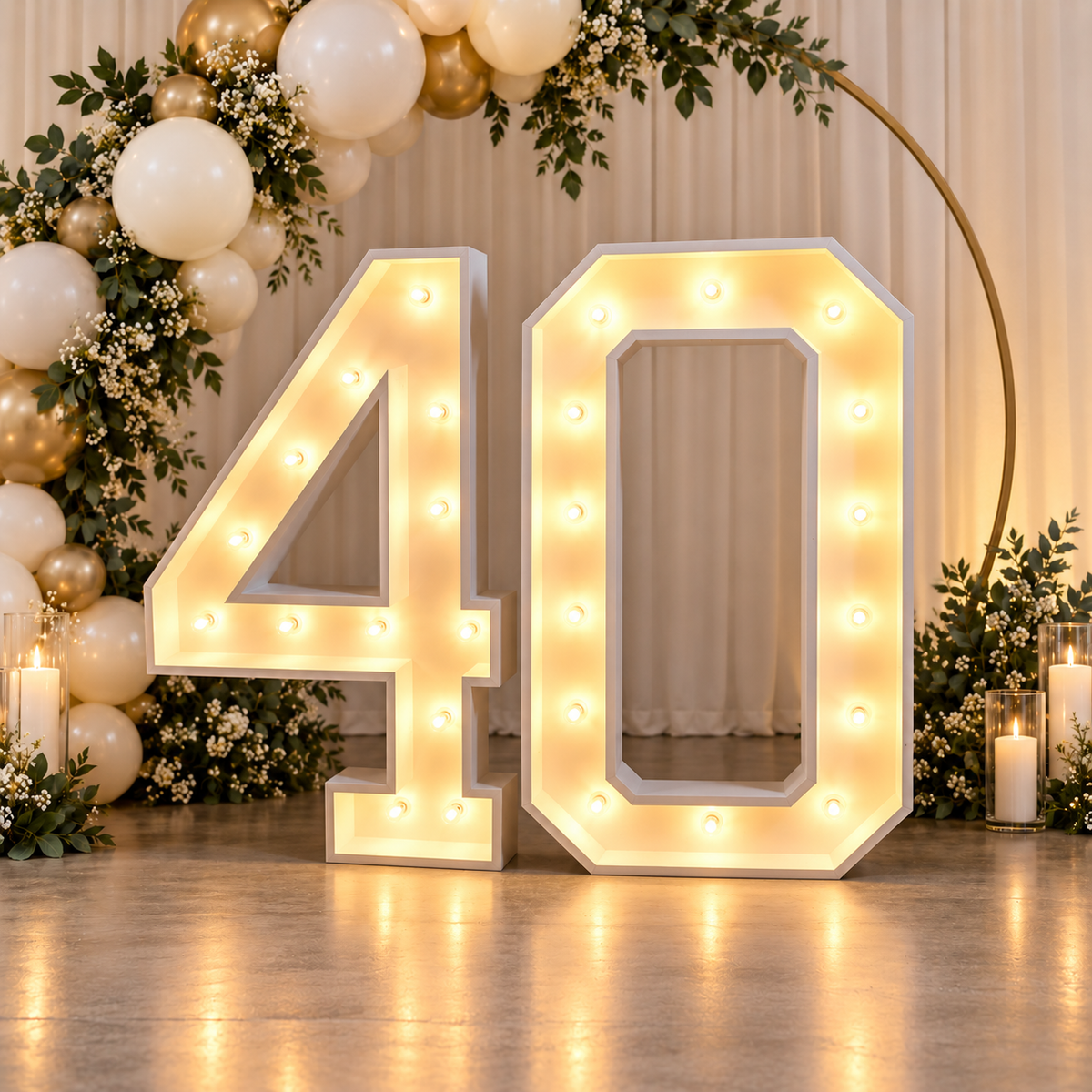 4FT Marquee Number Bundle - 40