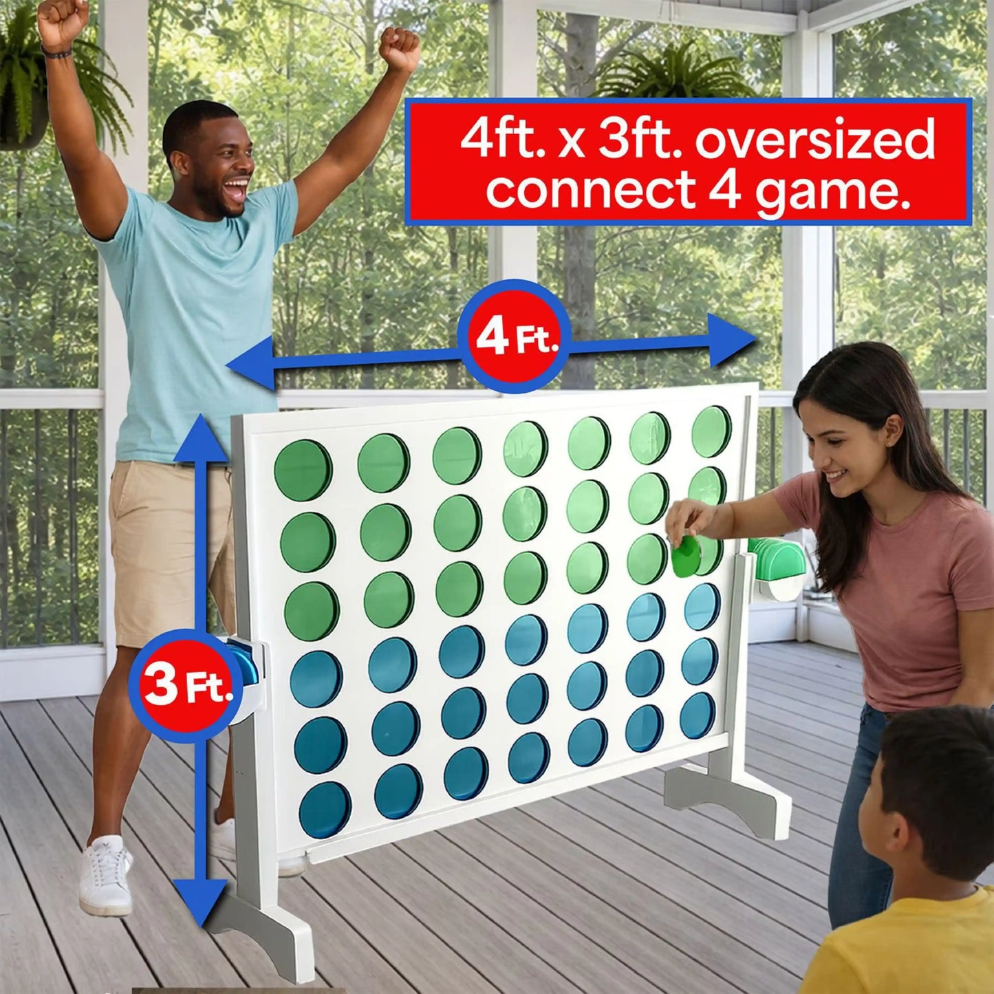 Giant Four-in-a-Row Game