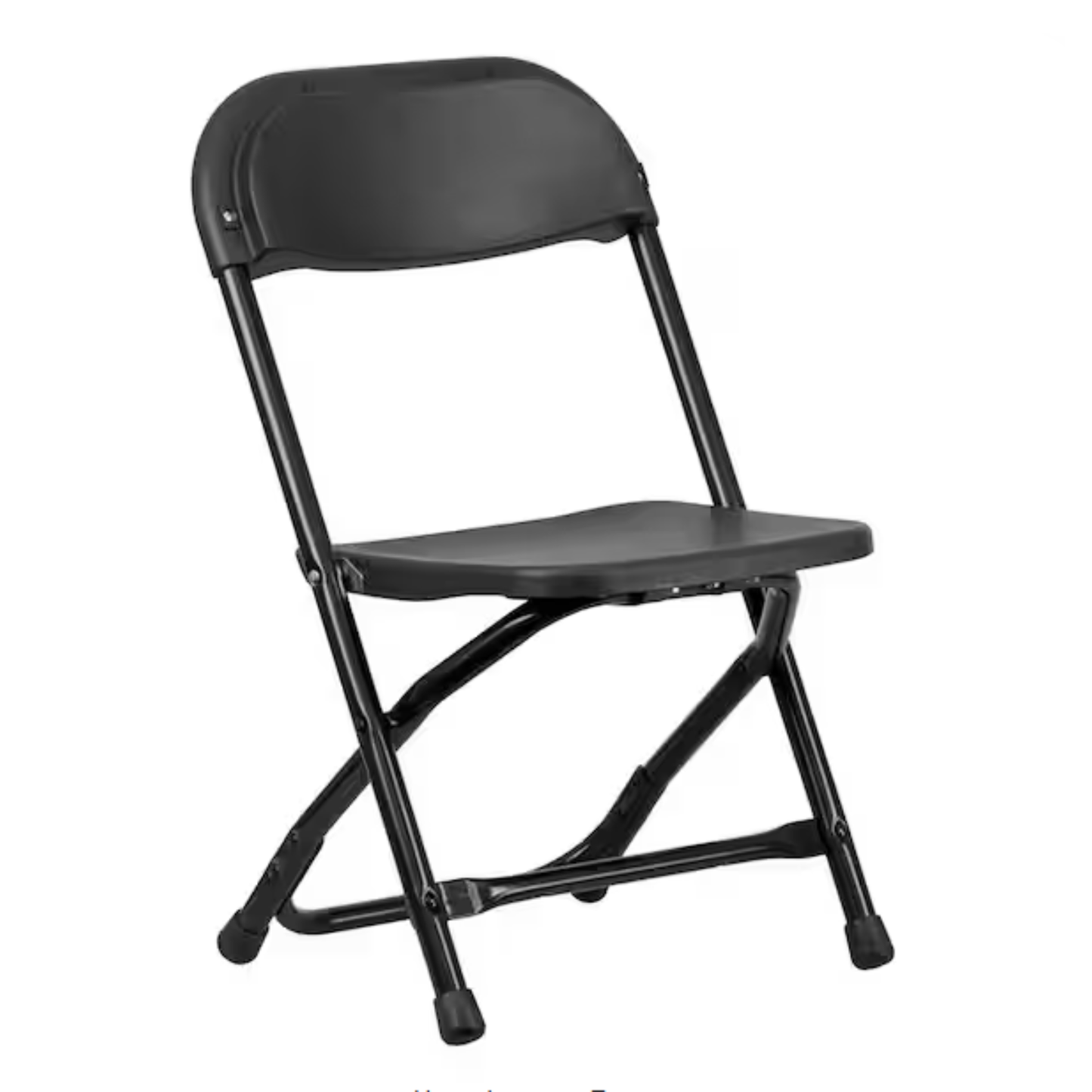 Kids Black Plastic Folding Chair – Child Size