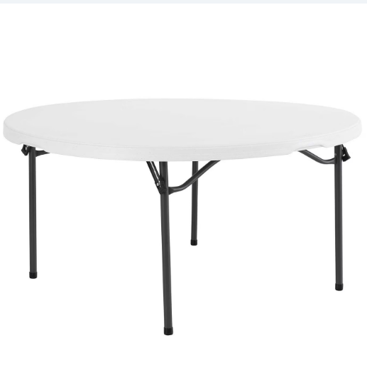 60" Commercial Round Folding Table
